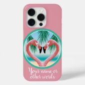 Flamingo Love (tropische Valentijn) Case-Mate iPhone Case (Achterkant)
