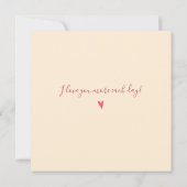 Flamingo Love Valentijnse Kaart (Achterkant)