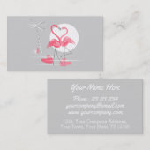 Flamingo Love visitekaartje (Voorkant / Achterkant)