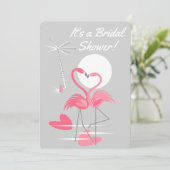 Flamingo Love Vrijgezellenfeest verticaal Kaart (Staand voorkant)