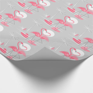 Flamingo Love wrapping paper Cadeaupapier