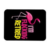 Flamingo Lover Funny Retirement Party Gift Magneet (Horizontaal)