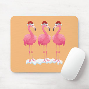 Flamingo Lover Xmas Verlichting Santa Pink Flaming Muismat