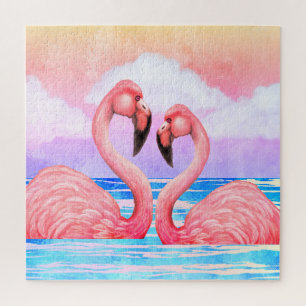 Flamingo Lovers Legpuzzel