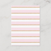 Flamingo Luier Raffle Baby Tropische Zomer Bloemen Informatiekaartje (Achterkant)