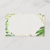 Flamingo - Luier Raffle Kaart (Achterkant)