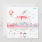 Flamingo, Magic Travel, Summer Tropical Zee Beach Save The Date (Achterkant)