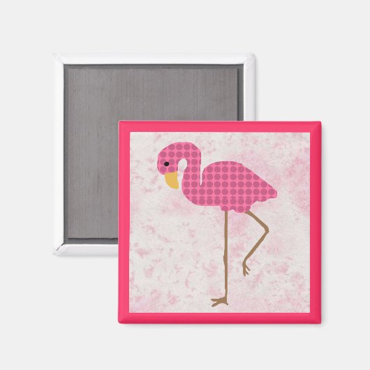 Flamingo magnet (Voorkant / Achterkant)