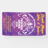 Flamingo maken herinneringen samen vriend cruise spandoek (Horizontaal)