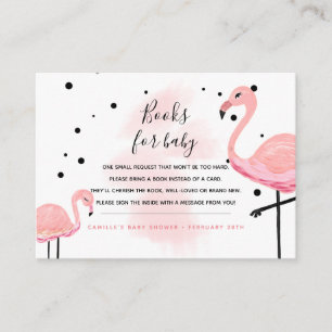 Flamingo Mam brengt boeken aanvragen boeken voor B Informatiekaartje