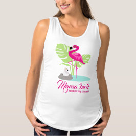 Flamingo Mama Bird Hatchling Door Custom T-shirt