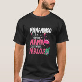 Flamingo Mamamingo Flock Bird Like Normal Mama Gr T-shirt (Voorkant)