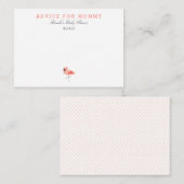 Flamingo Mammie Advice Kaarten (Voorkant / Achterkant)