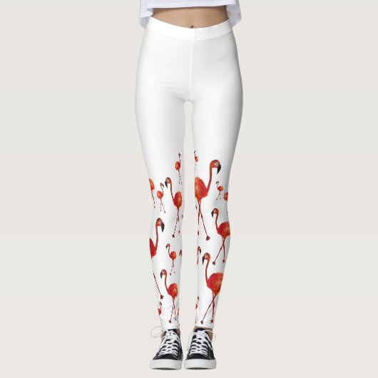 Flamingo mania Leggings (Voorkant)