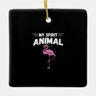 Flamingo Mannen Vrouwen Kinderen Mijn Geestesdiere Keramisch Ornament
