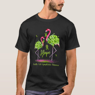 Flamingo Mantle Cell Lymphoma Bewustheid T-shirt
