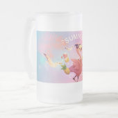 Flamingo Matglas Bierpul (Voorkant links)