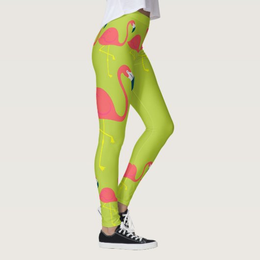"Flamingo Me Crazy" Dames Leggings (Rechts)