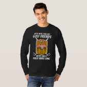 Flamingo Meer Dan Golf Vrienden T-shirt (Voorkant volledig)