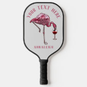 Flamingo Meisjesuitje Feestspellen Pickleball Paddle (Voorkant)