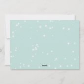 Flamingo Merry Christmas Message Flat Holiday Kaar Feestdagenkaart (Achterkant)