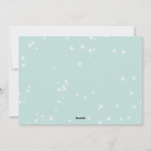 Flamingo Merry Christmas Message Flat Holiday Kaar Feestdagenkaart (Achterkant)