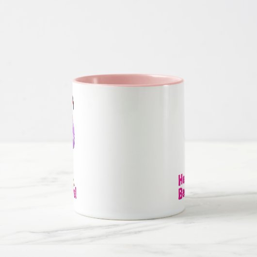 Flamingo met binnenbuis mok (Midden)