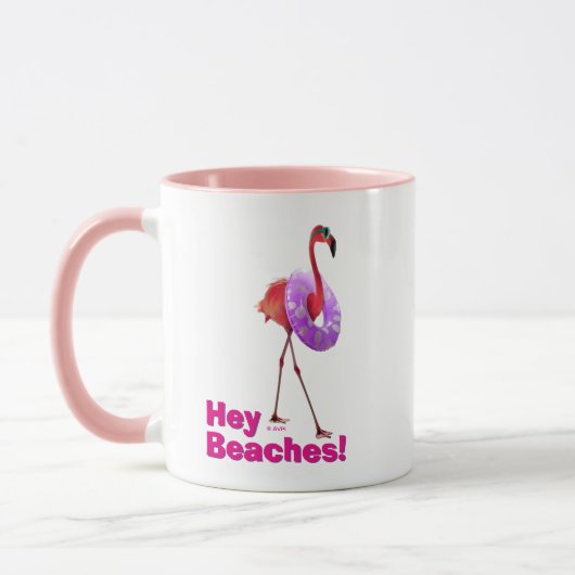 Flamingo met binnenbuis mok (Links)