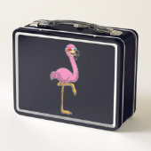 Flamingo met bril (Achterkant)
