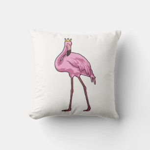 Flamingo met Crown Kussen