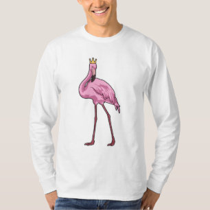Flamingo met Crown T-shirt