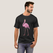 Flamingo met Crown T-shirt (Voorkant volledig)