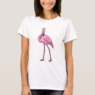 Flamingo met Crown T-shirt