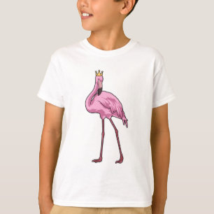 Flamingo met Crown T-shirt
