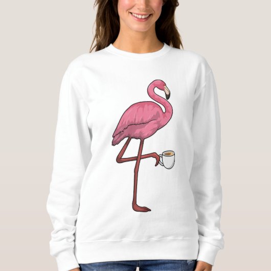 Flamingo met Cup Trui (Voorkant)