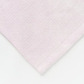 Flamingo met een cocktail fleece deken (Hoek)