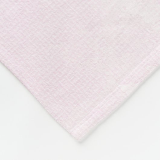 Flamingo met een cocktail fleece deken (Hoek)