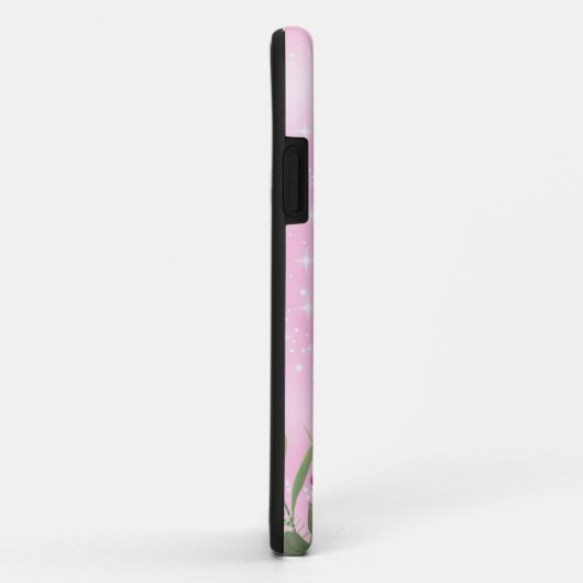 Flamingo met gekweekte iPhone-Hoesje-Mate-tas Case-Mate iPhone Case (Achterkant/rechts)