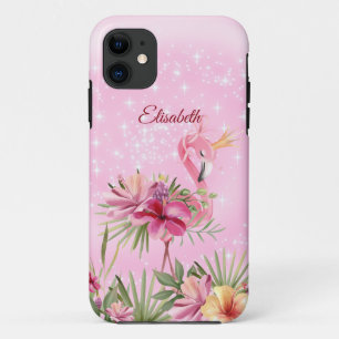 Flamingo Met Golden Crown Hoesje-Mate iPhone Case