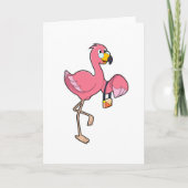Flamingo met Handtas Kaart (Voorkant)