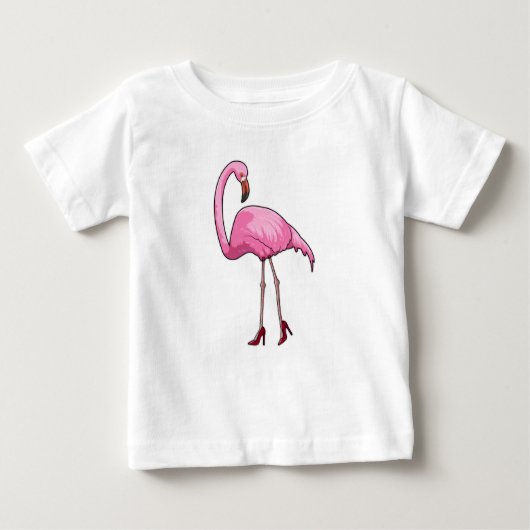 Flamingo met hoge hakken (Voorkant)