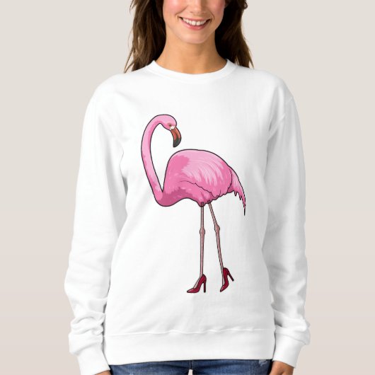 Flamingo met hoge hakken trui (Voorkant)