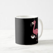 Flamingo met Koffee Funny Coffee Drink flaming Koffiemok (Voorkant rechts)