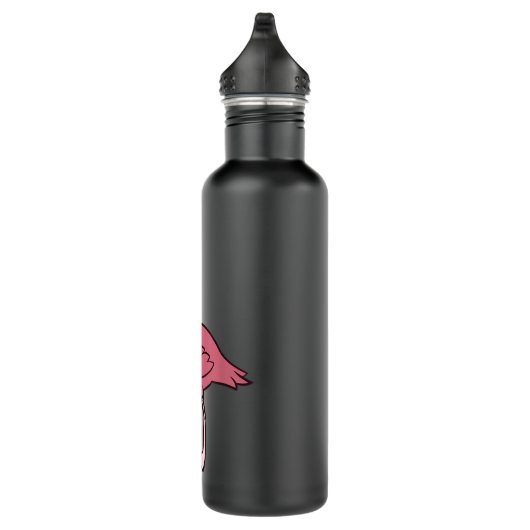 Flamingo met Koffee Funny Coffee Drink flaming Waterfles (Rechts)