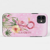 Flamingo Met Kroon  Case-Mate iPhone Hoesje (Achterkant (horizontaal))
