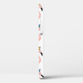 Flamingo met kroon naadloos patroon. Case-Mate iPhone case (Achterkant / Links)