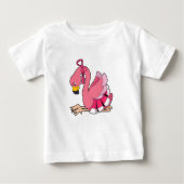 Flamingo met lint (Voorkant)