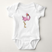 Flamingo met Lipstick Romper (Voorkant)