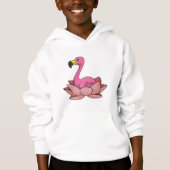 Flamingo met Lotus flower (Voorkant)