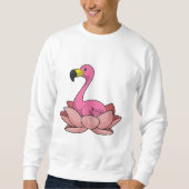 Flamingo met Lotus flower Trui (Voorkant)